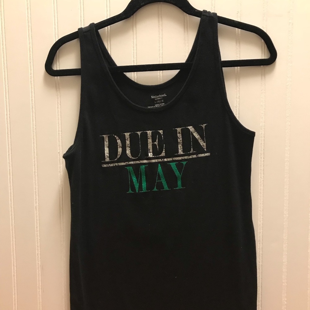 Black Maternity tank top